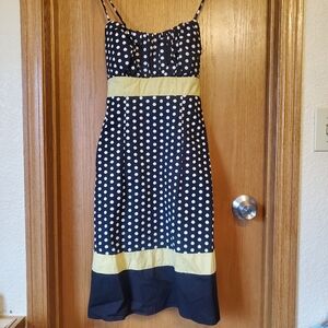 Woman's Black and Yellow Trixxi Dress